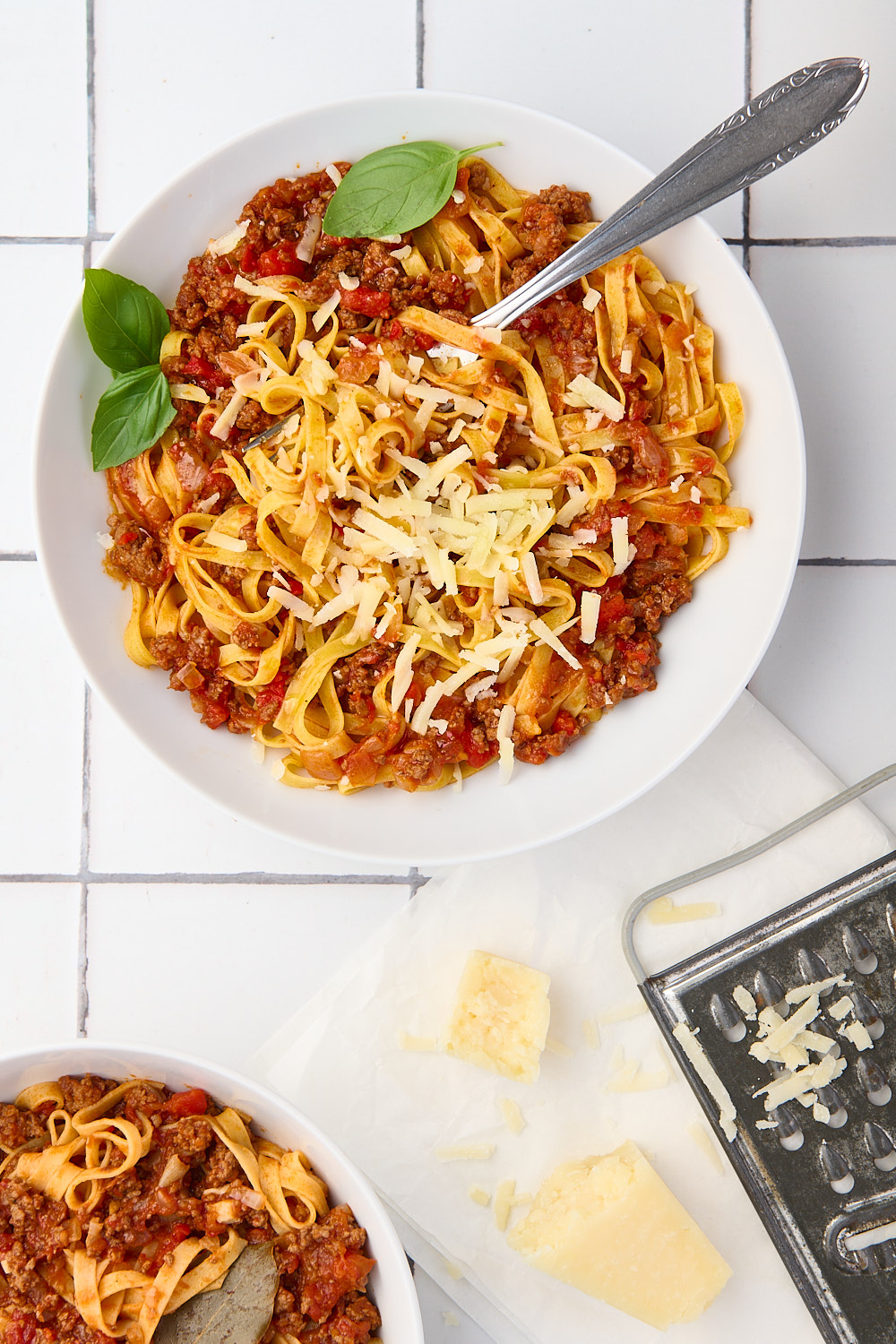 Pasta Fettuccine mit Bolognese